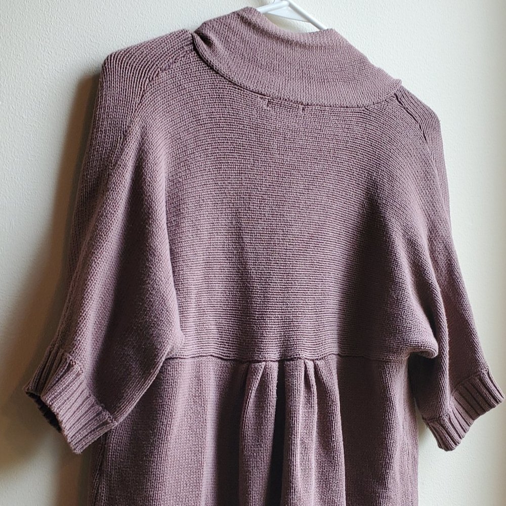 Daisy Fuentes Mauve Open Cardigan Size Medium - Picture 11 of 14